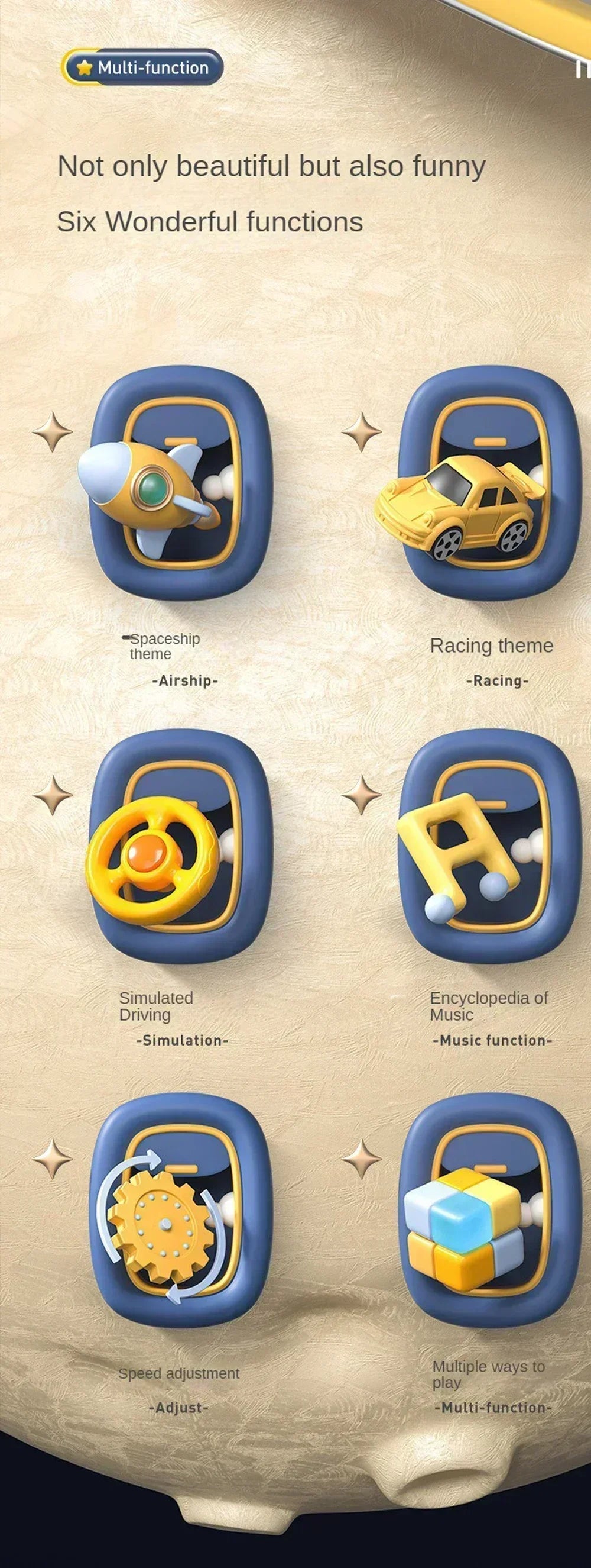 New Children's Electronic Adventure Game Steering Wheel Racing Cars Driving Toys Simulating Vehicles Music Sounds Baby Gifts